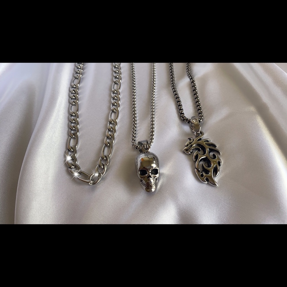 Stainless steel chains &Various types of earrings